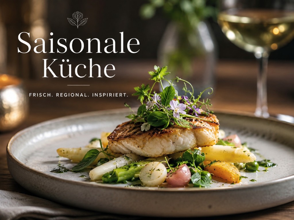 Saisonaler Fisch mit Spargel und Kräutern – Gasthaus Nordlicht